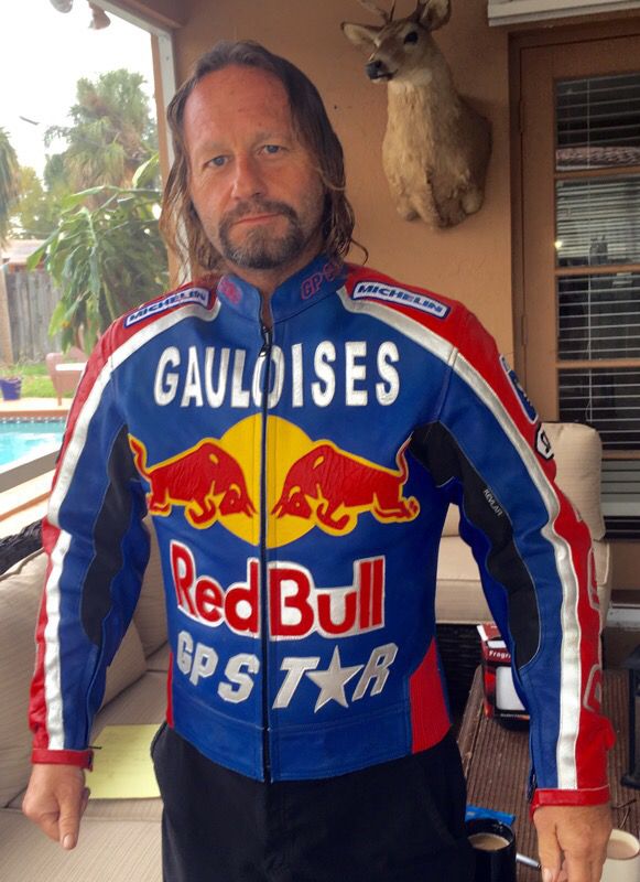 Karu indvirkning Rytmisk Leather Red bull motorcycle jacket for Sale in Pompano Beach, FL - OfferUp