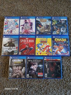 PLAYSTATION 4 PS4 GAMES LOT