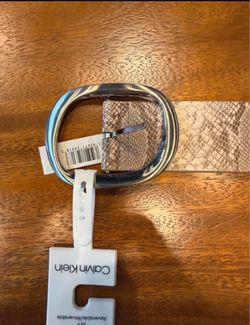 Calvin Klein Reversible Snake Print Belt