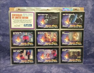 1993 Skybox Star Trek DS9 Premiere Limited Edition Comp 48 Ct. Base Set Plus Spectra Cards