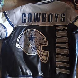 SIGNED Cowboys Bomber Jacket Extra Large