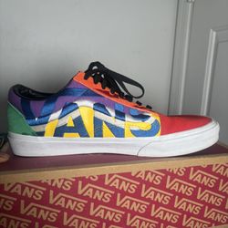 Men’s Multi Color Patch Work Vans 