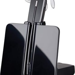 Plantronics - CS540 Wireless DECT Headset (Poly) - Single Ear (Mono) Convertible (3 wearing styles) - Connects to Desk Phone - Noise Canceling Microph