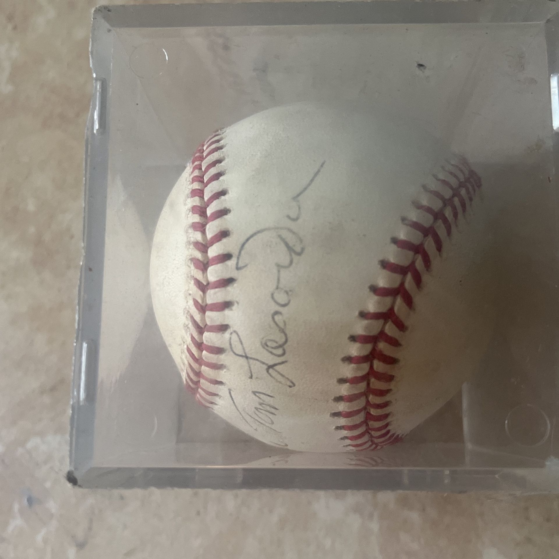 The Autographed, Hank, Aaron, And Tommy Lasorda