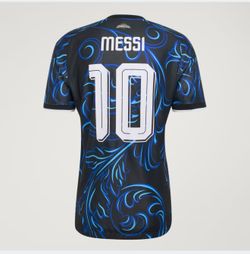 Argentina 26 Away Authentic Messi Jersey