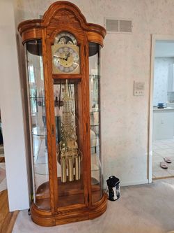 Mini Estate Sale - Brtiania Estates - Howard Miller Grandfahter Clcok