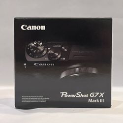 Canon PowerShot G7 X Mark III Digital Camera (Black)