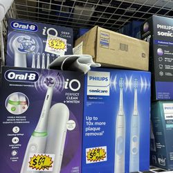 Philips Sonicare and Oral-B iO Electric Toothbrushes