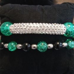 Rhinestone Bracelet Set