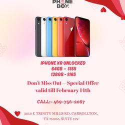 iPhone XR 64GB/128GB Desbloqueado disponible para la venta de la semana de San Valentín.💐💕