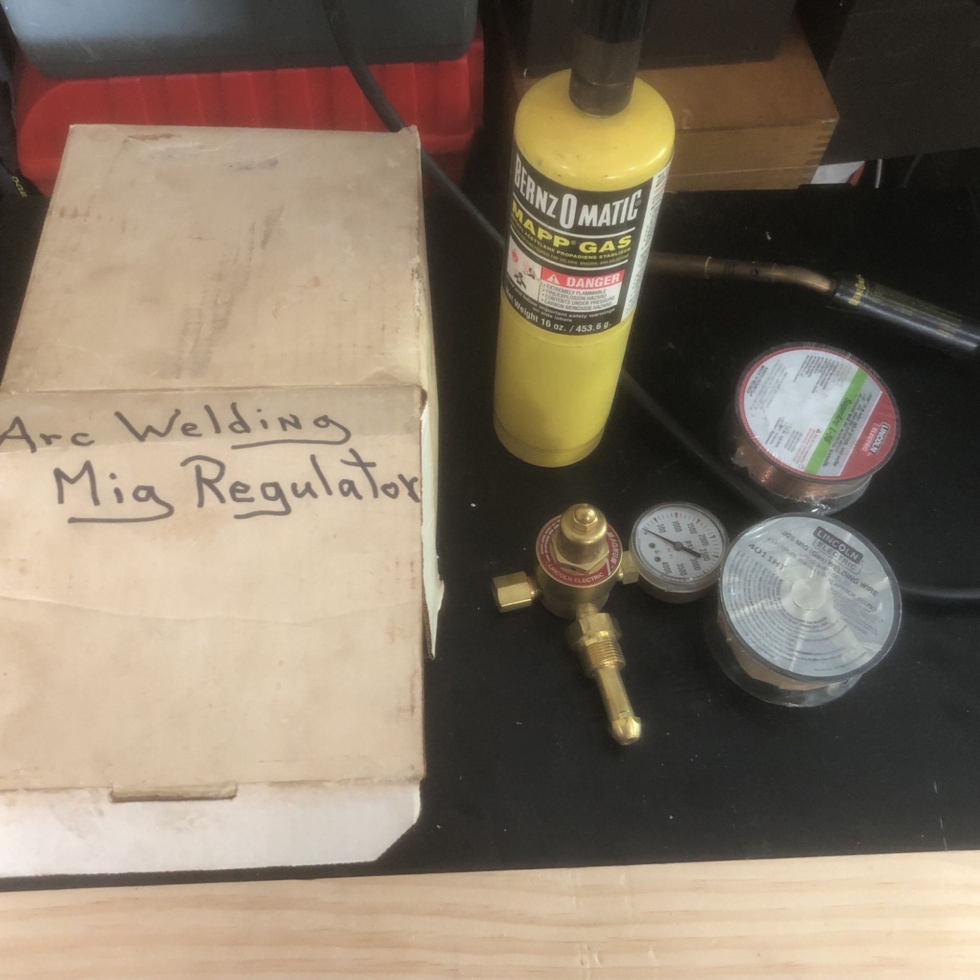 MiG Welding Regulator, Wire Other Stuf