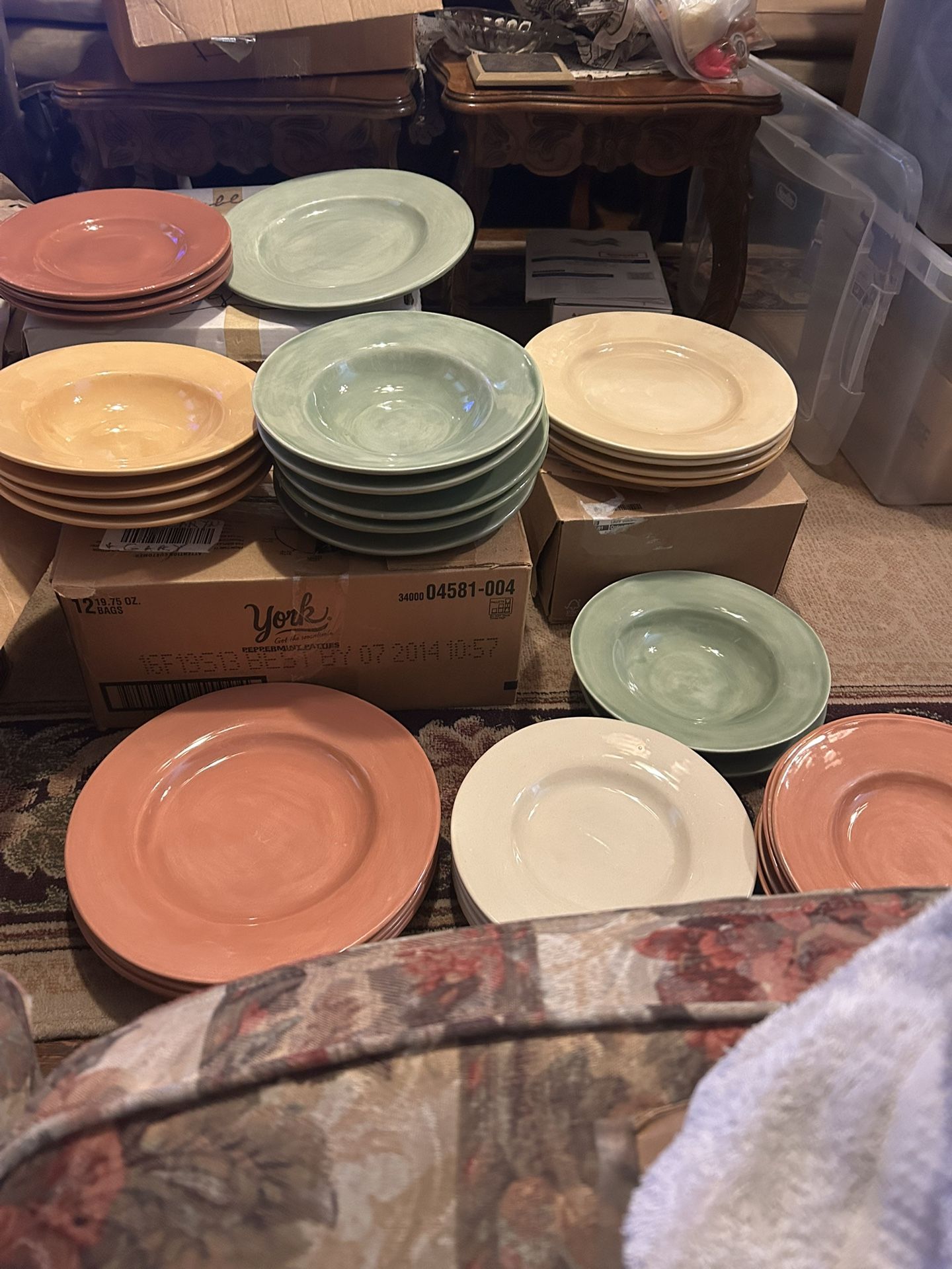 Lots Of Saucelito Dishes From Pottery Barn