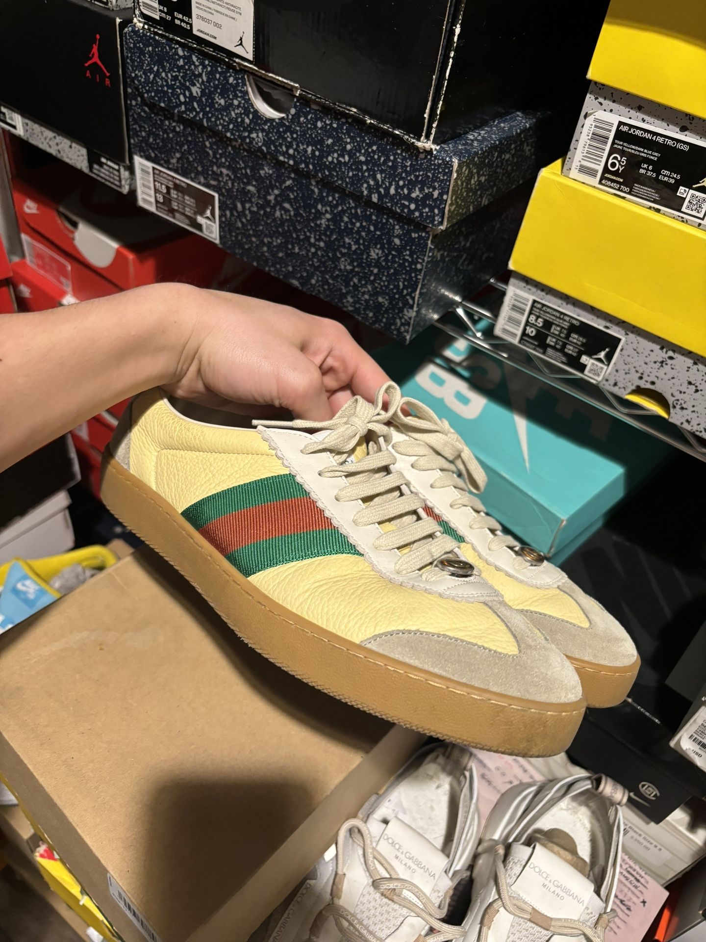 Gucci Low Cream Size 11