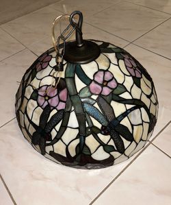 Dale Tiffany Ceiling Lamp, Vintage 