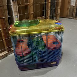 Hamster two story cage