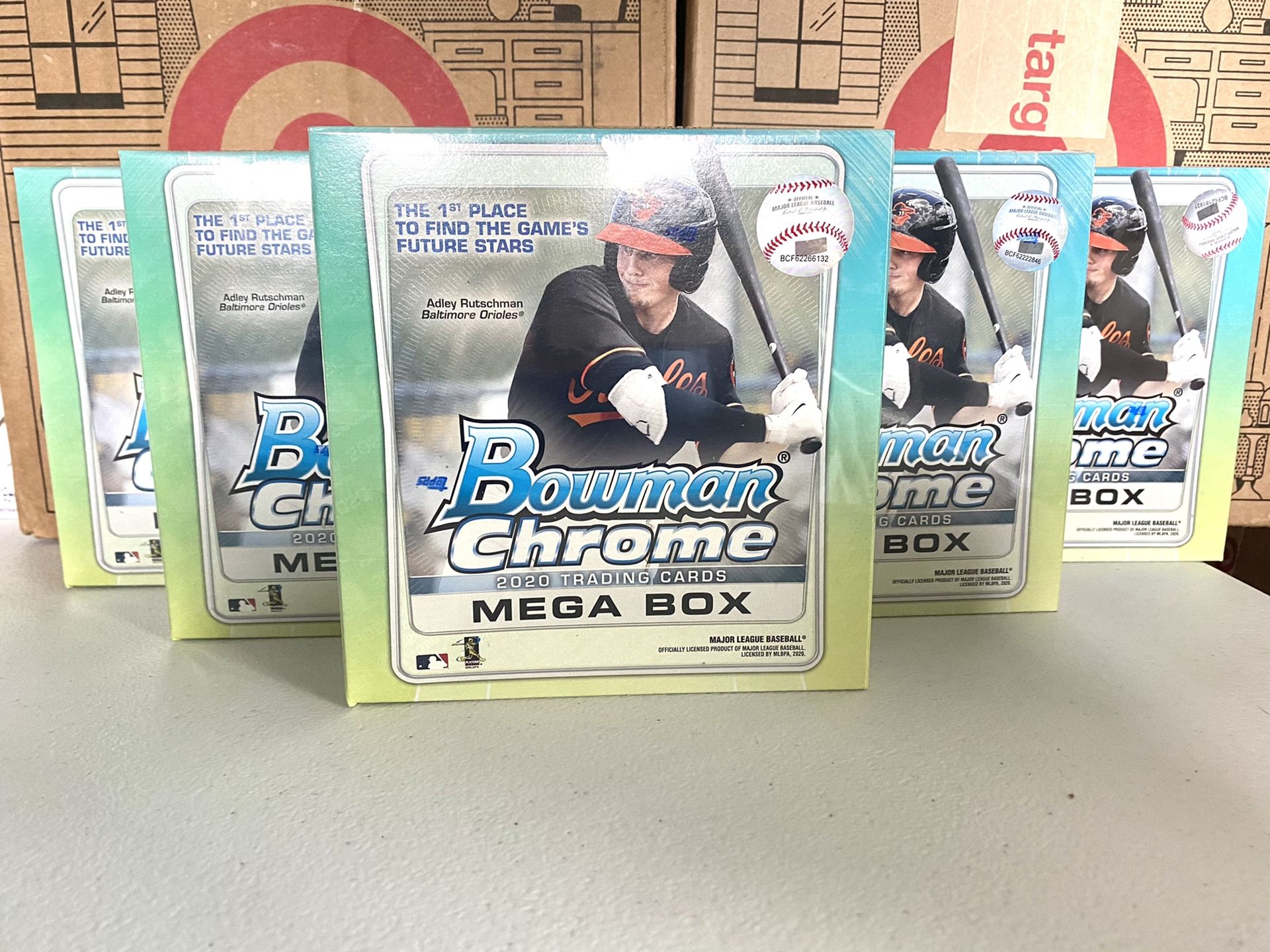 2020 Topps Bowman Chrome MLB Baseball Trading Cards Mega Box