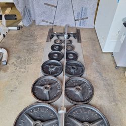 Olympic Weight Set With Rack 