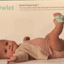Owlet Smart Sock Mint Condition Still In Package Monitor Baby’s Health