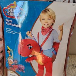 Dino Ranch Blitz Ride Along Dinosaur Halloween  Dress Up Toddler Costume Size 3