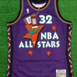 Mitchell & Ness O'NEAL NBA All-Stars 1995 Swingman Jersey, Purple, Size Large 