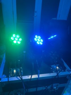 Stagg lights heads with case