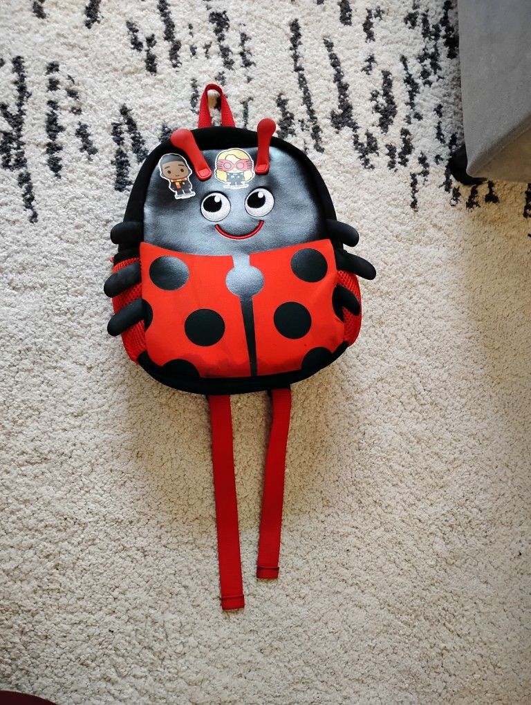 Ladybug Backpack For Girls
