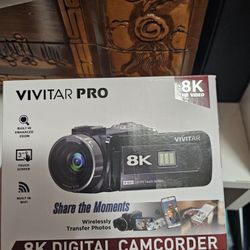 8k Vivitar Camcorder 