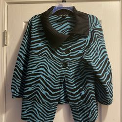 PINE NEEDLES CARDIGAN/JACKET SIZE Large Adorable Like New Smoke Free