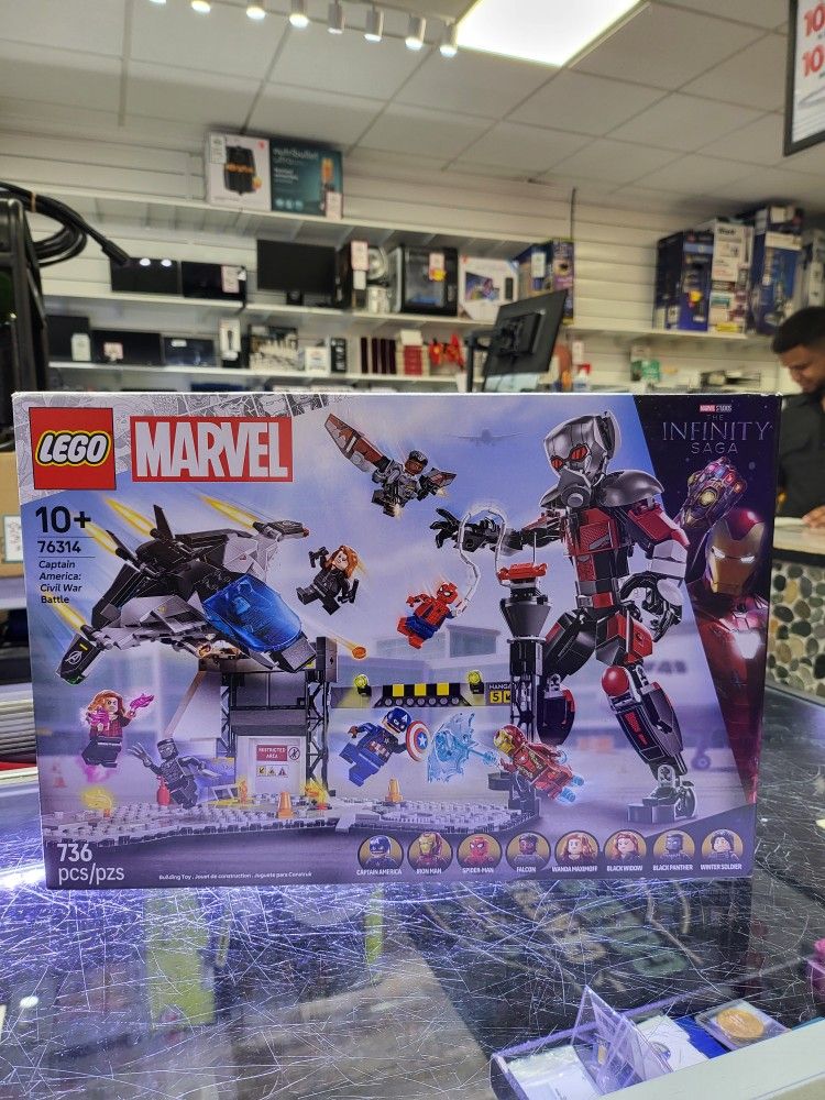 Lego Marvel 76314 Captain America Civil War