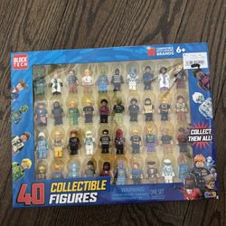 BLOCK TECH 40 COLLECTIBLE FIGURES : NEW IN BOC