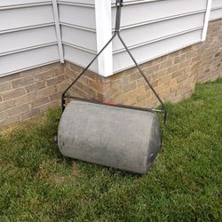 18 in. x 24 in. Combination Push/Tow Poly Lawn Roller with 270 lbs. Capacity