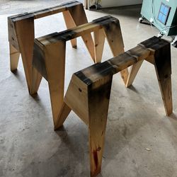 Saw Horses Wooden 
