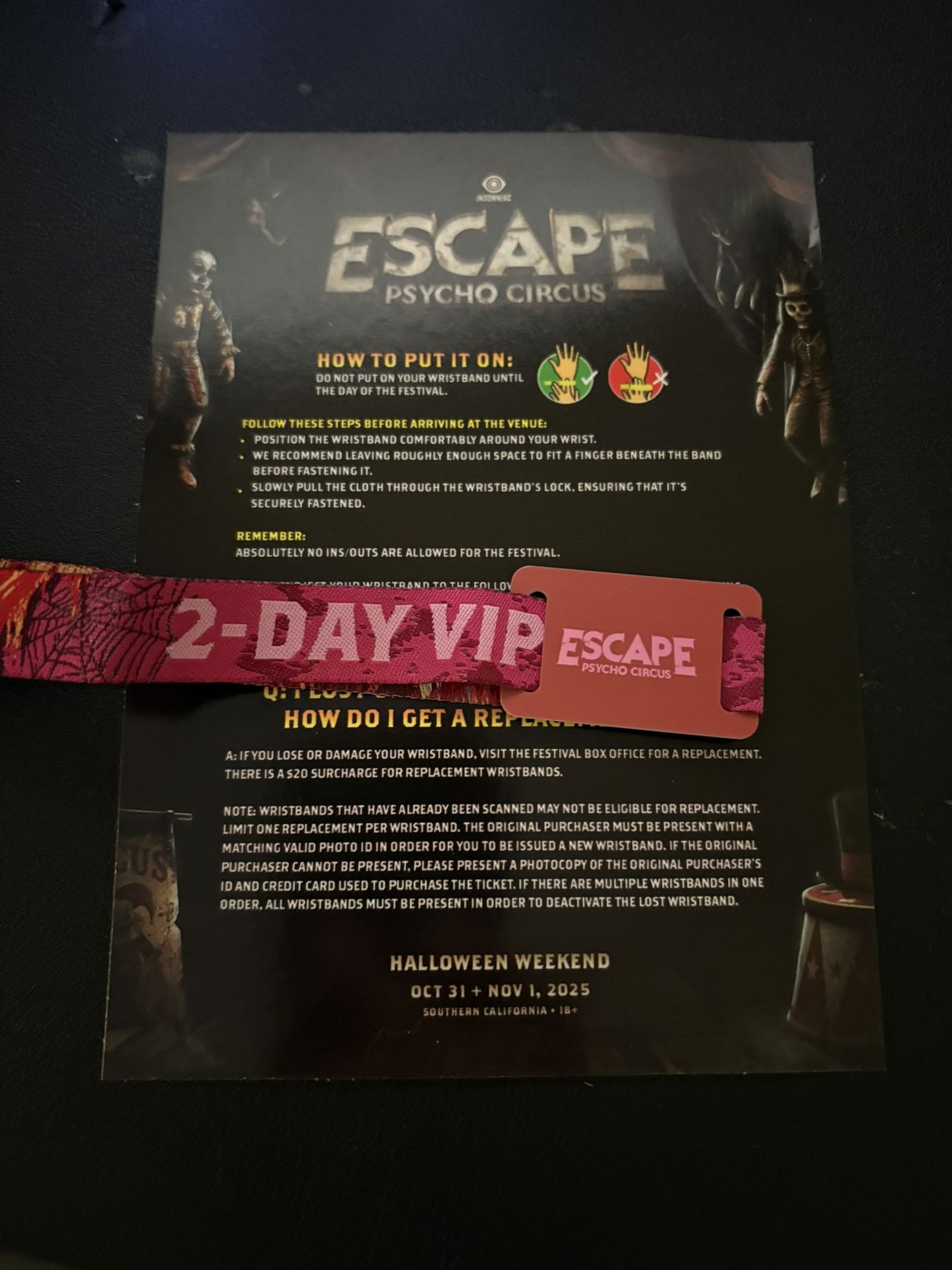 Escape VIP 2025