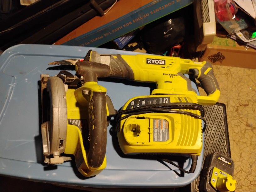 Battery Charger, Circular Saw, Sawzall