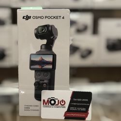 Dji Osmo Pocket 4 Only At Mojo Camera