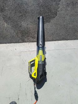 RYOBI 135 MPH 440 CFM 8 Amp Corded Electric Jet Fan Leaf Blower – Used