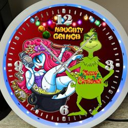 Sally Poisons The Grinch With Elixir Of Love Clock 
