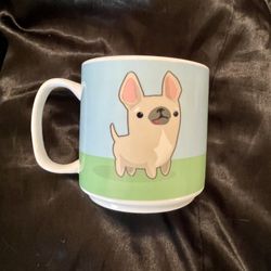 New French Bulldog Ceramic Mug, 12oz