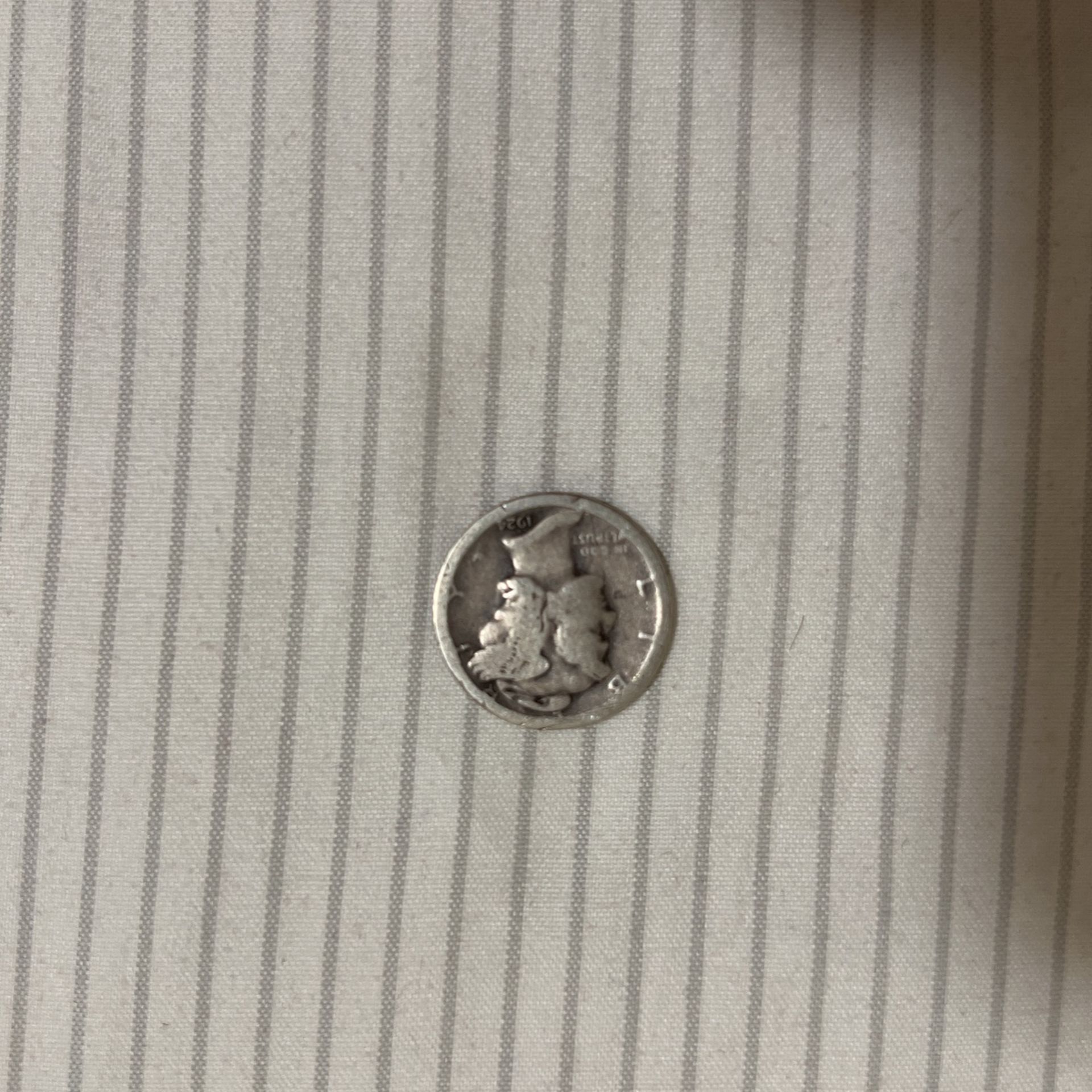 1924 Mercury Dime