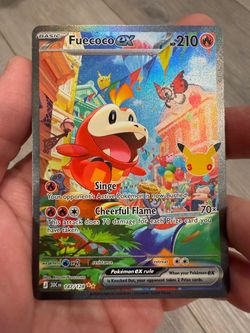Pokemon 30th Anniversary Fuecoco EX 147/128 SIR