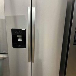 Whirlpool 2023 Stainless Steel Side By Side Refrigerator Fully Functional