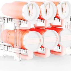 Yieach Stackable Water Bottle Organizer for 40oz Yeti,Stanley Cup Organizer,Larger Compartment Water Bottle Storage Rack,2 Tier Waterbottle and Tumble