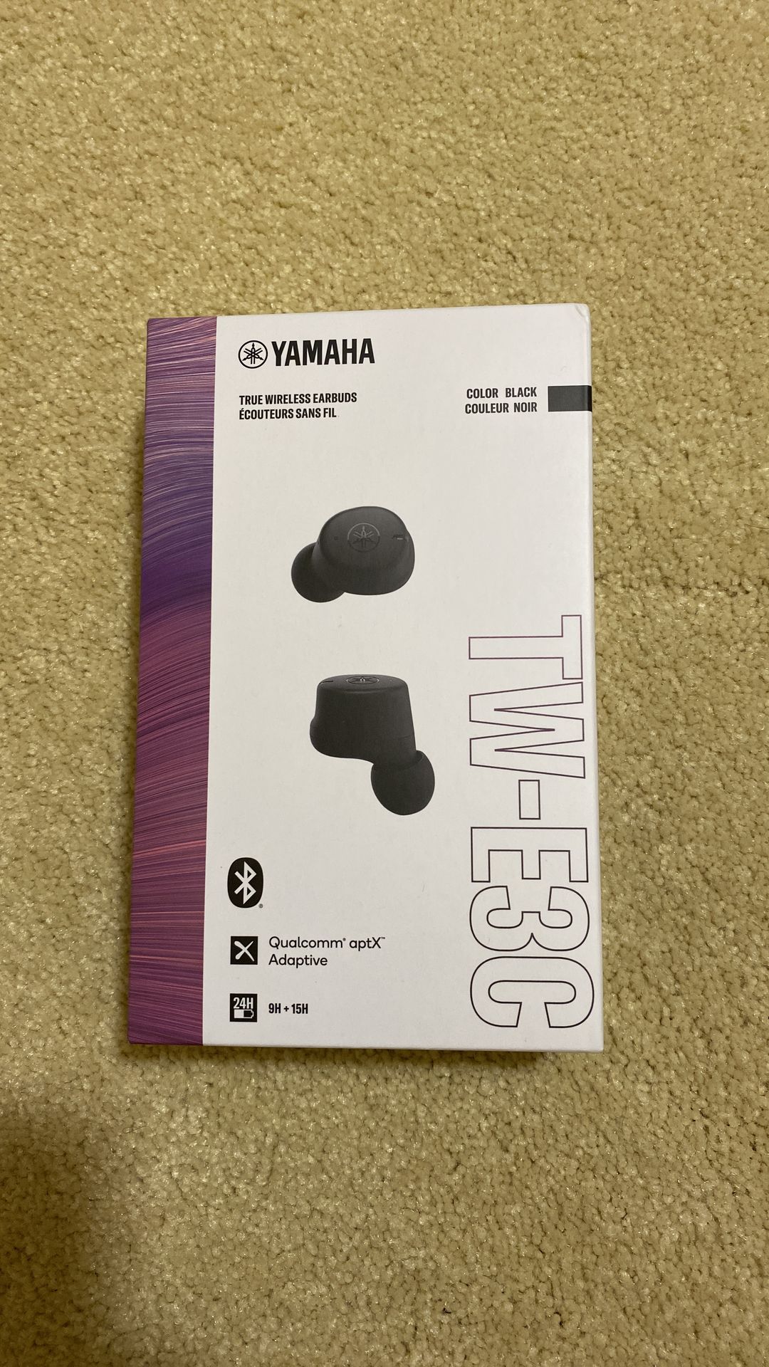 Yamaha TW-E3C True Wireless Earbuds — New In Box