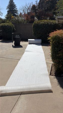 Large Roll of White Foam Padding