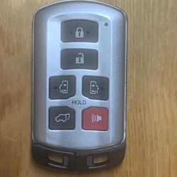 Toyota sienna key, toyota key 