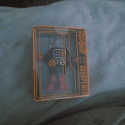  Black Robby Robot Pencil Sharpener 