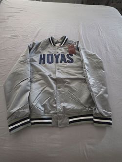 Mitchell & Ness Georgetown Hoyas Satin Jacket