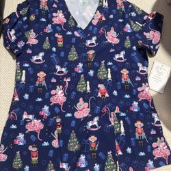 New Womens Size Medium Gt Performance Scrub Top 