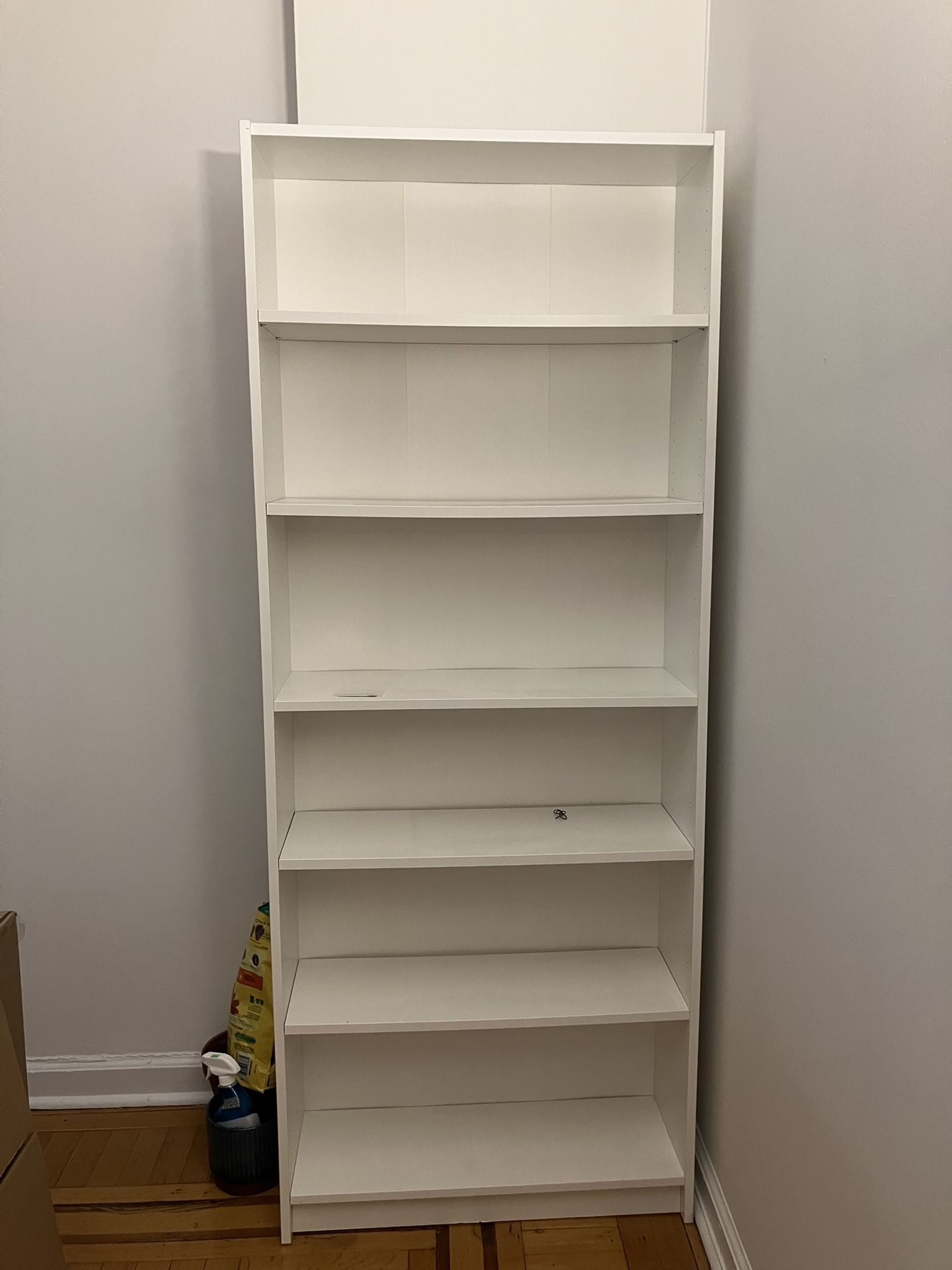 White IKEA Billy Bookshelf