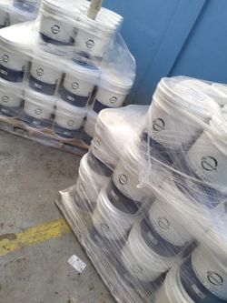 5 gallon buckets. Eggshell/Satin